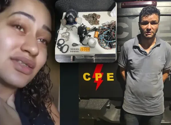 Mulher que foi acorrentada pelo ex diz que ele usava panos com ácido para tapar a boca dela