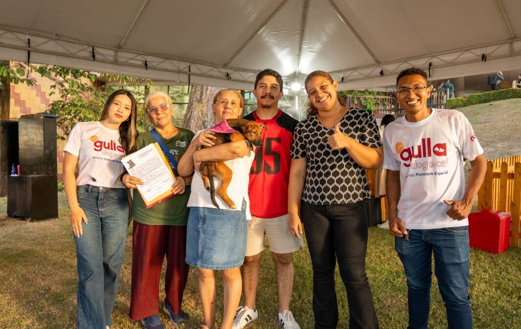 Após anos de espera, animais resgatados encontram um novo lar em feira de adoção no Manauara Shopping