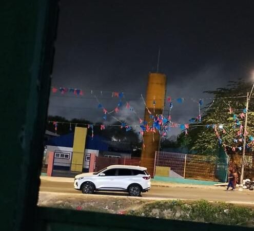 Fumaça de incêndio em mata assusta moradores no Viver Melhor