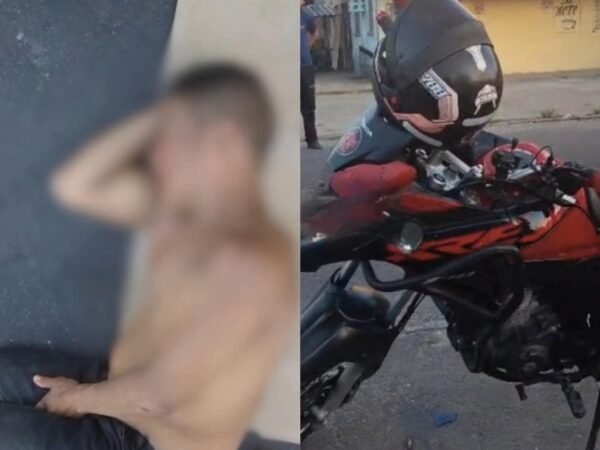 Motociclista se fere em acidente na Zona Leste de Manaus