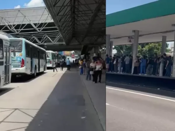 Rodoviários paralisam ônibus em Manaus por atrasos salariais