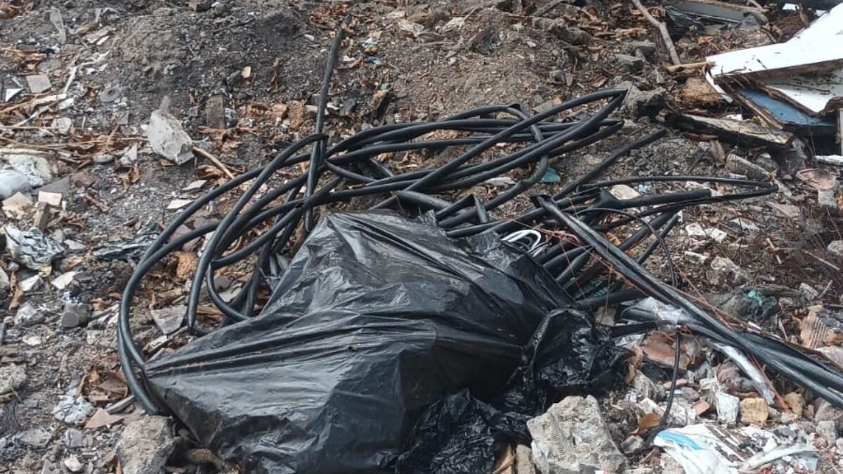Estrangeiro é preso em Manaus por queimar fios para extrair cobre