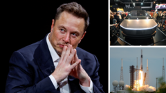 Elon Musk avalia fusão histórica entre Tesla e SpaceX