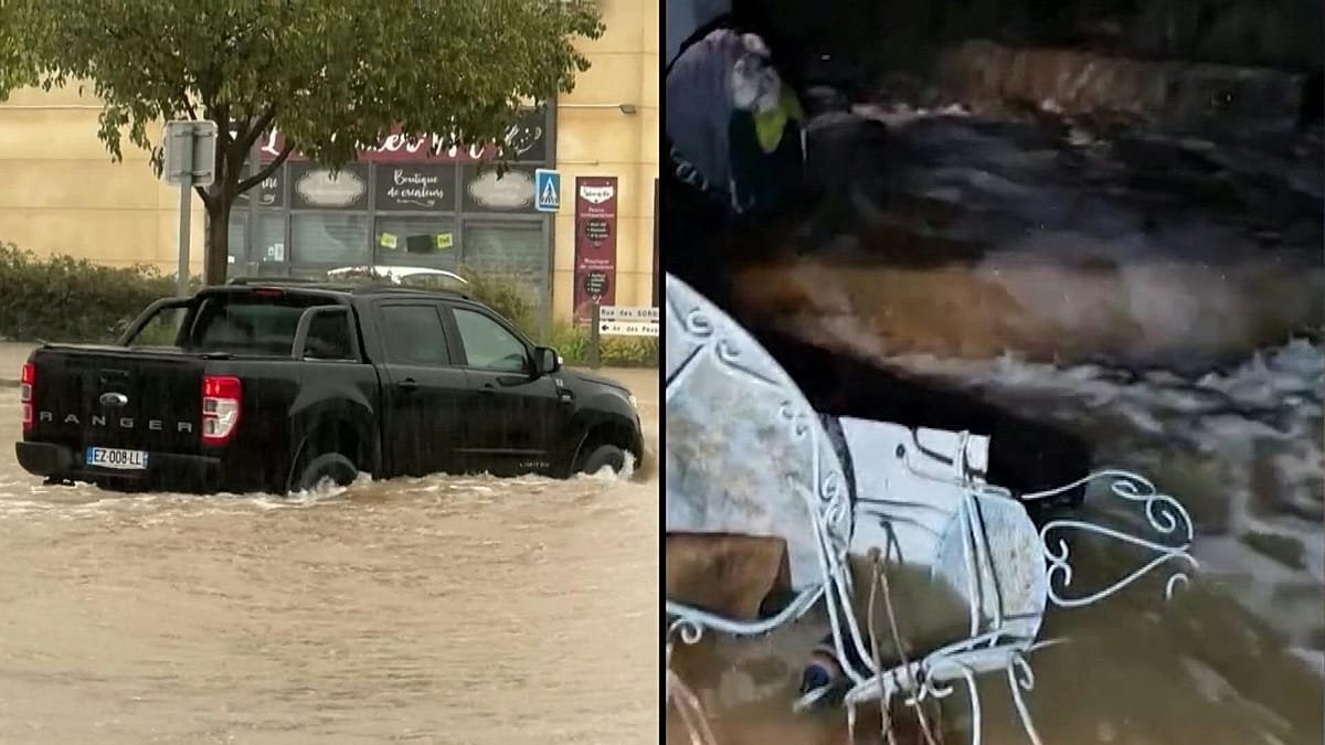 Chuvas intensas causam inundações na cidade francesa de Marselha