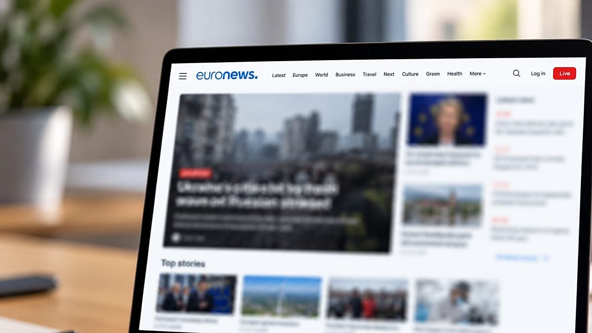 Euronews lidera crescimento entre sites de notícias em inglês