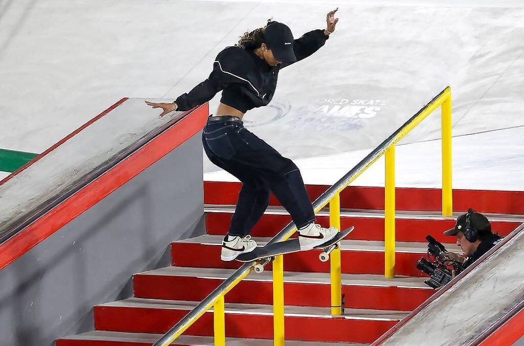 Rayssa Leal fica em sétimo no Mundial de skate street no Paraguai