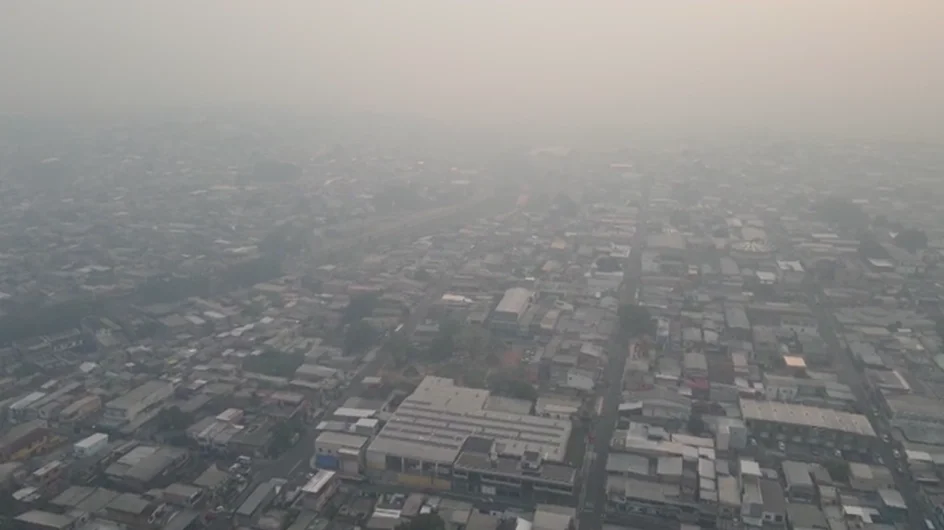 Fumaça atinge Manaus e provoca 559 internações em hospitais
