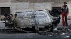 França dividida após onda de violência e saques
