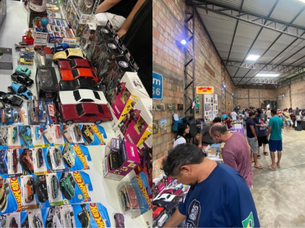 Manaus recebe encontro gratuito de carros antigos e miniaturas