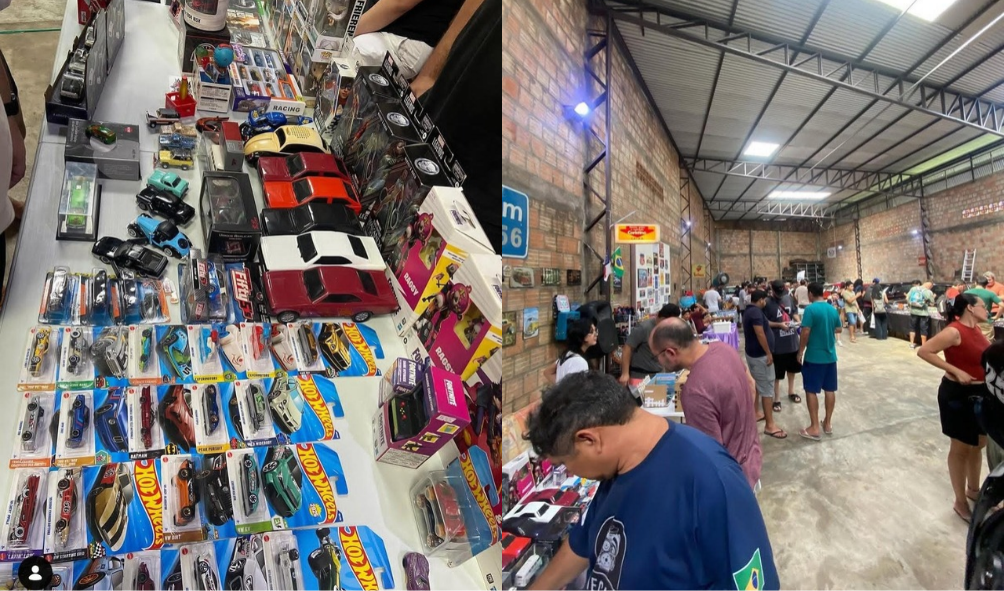 Manaus recebe encontro gratuito de carros antigos e miniaturas