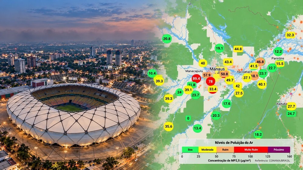 Qualidade do ar melhora em Manaus após dias de fumaça intensa