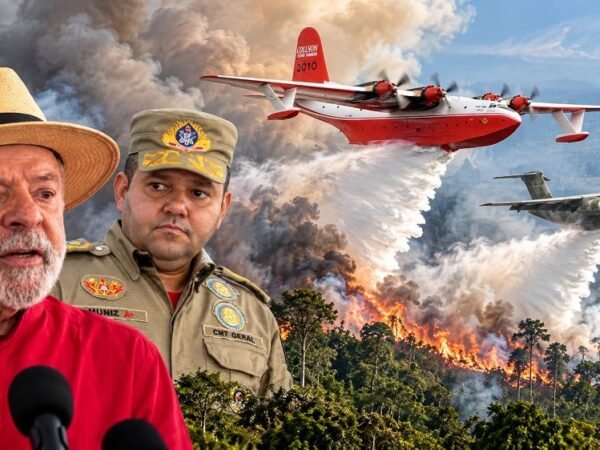 Lula envia aeronaves e brigadistas para combater incêndios no Amazonas