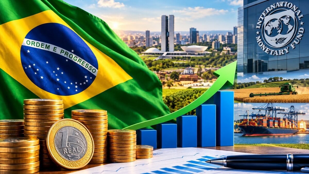 Brasil pode alcançar a oitava economia global em 2027 segundo o FMI