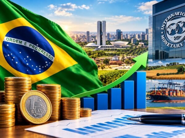 Brasil pode alcançar a oitava economia global em 2027 segundo o FMI