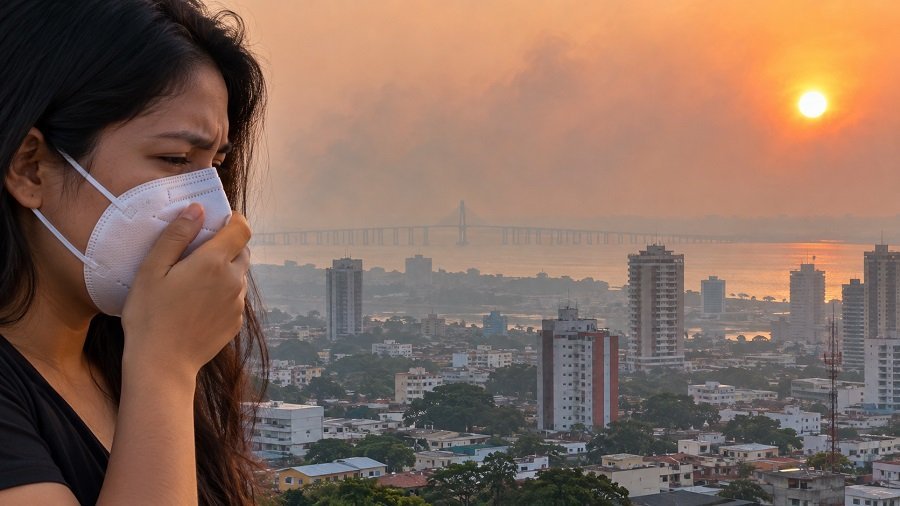 Fumaça em Manaus traz riscos à saúde e exige cuidados preventivos