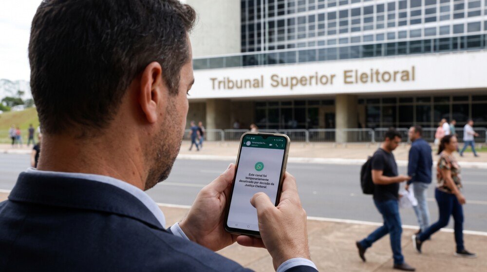 TSE avalia bloquear canais de WhatsApp na véspera da eleição