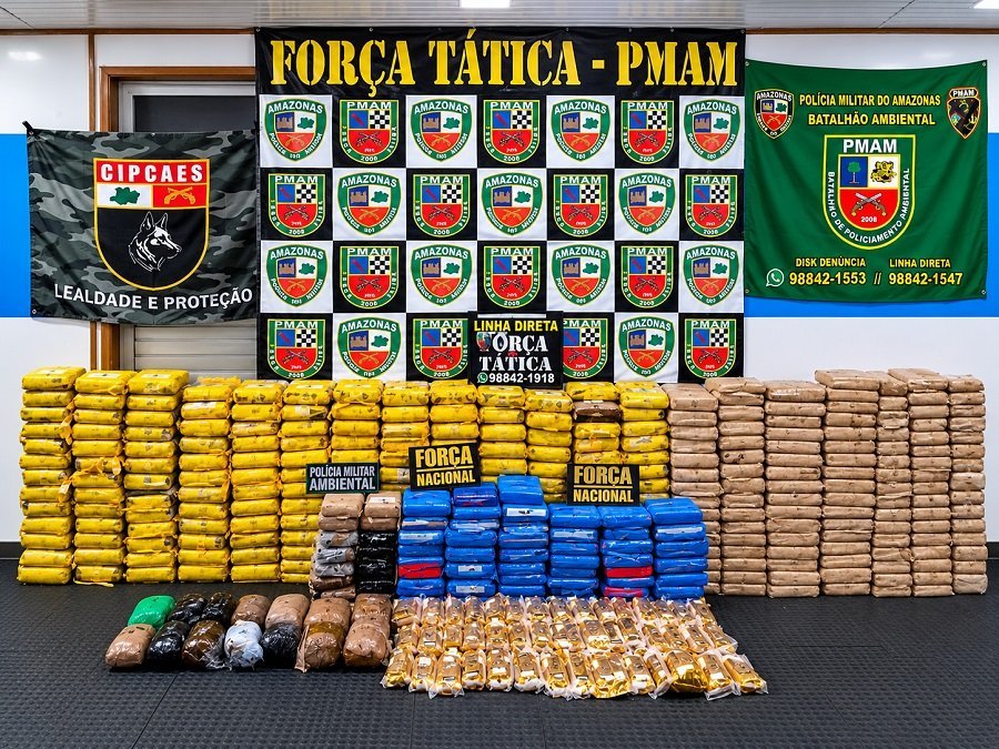 Homem é preso com quase 600 kg de drogas no interior do Amazonas