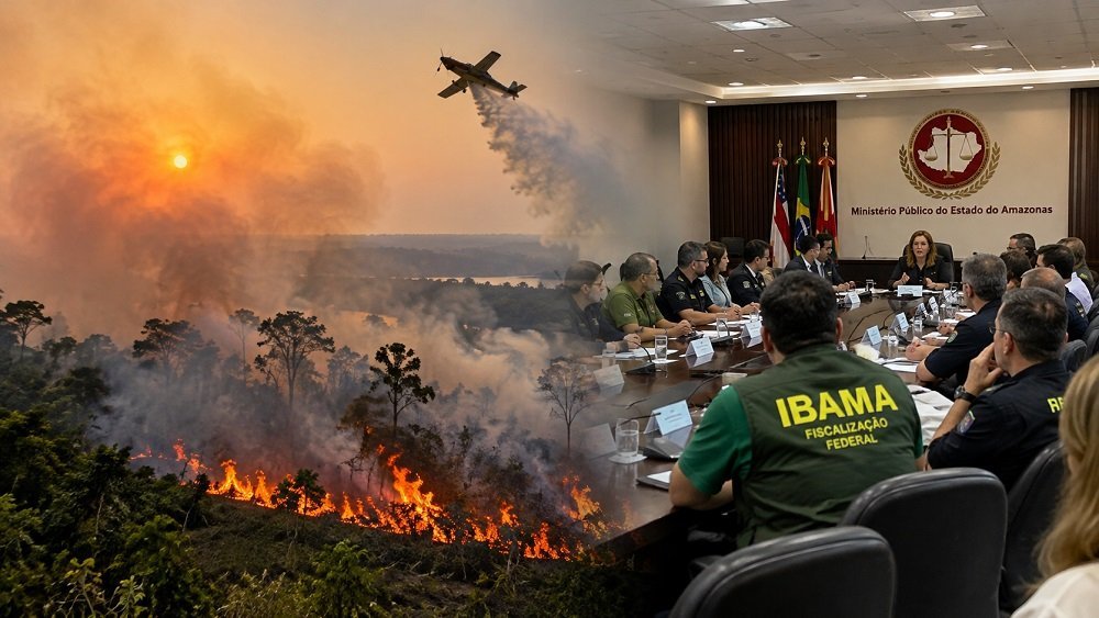 Órgãos unem forças contra queimadas ilegais no Amazonas