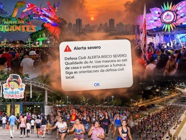 Prefeitura de Manaus cancela eventos de feriado por causa da fumaça