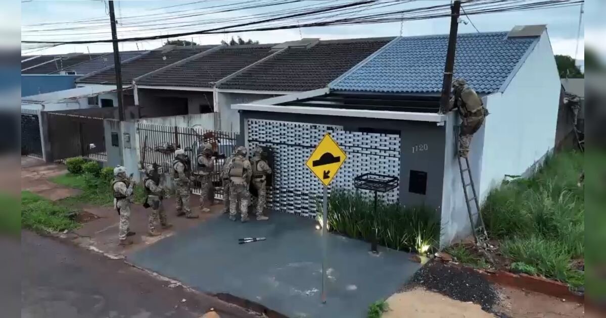 Operação policial mira esquema de tráfico e lavagem de dinheiro no PR
