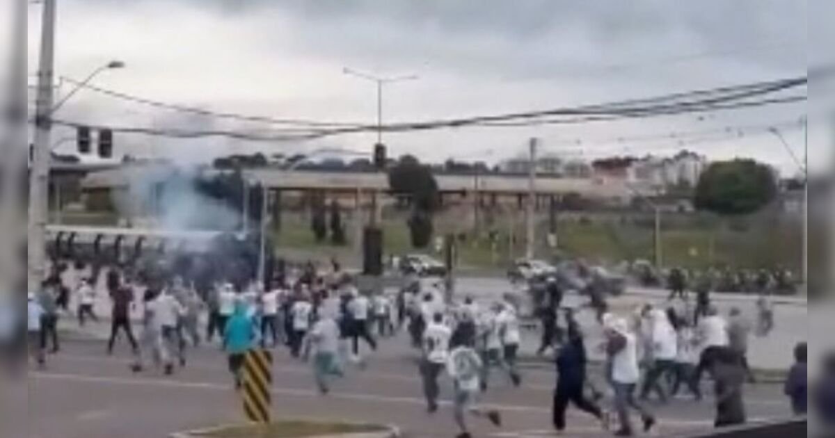 Confronto entre torcedores agita Curitiba antes de partida