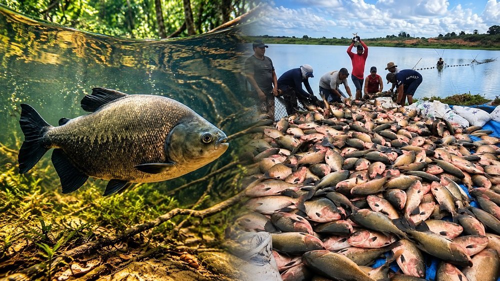 Tambaqui enfrenta risco de extinção na bacia amazônica