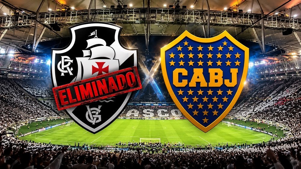 Vasco perde para o Boca Juniors e é eliminado da Sul-Americana
