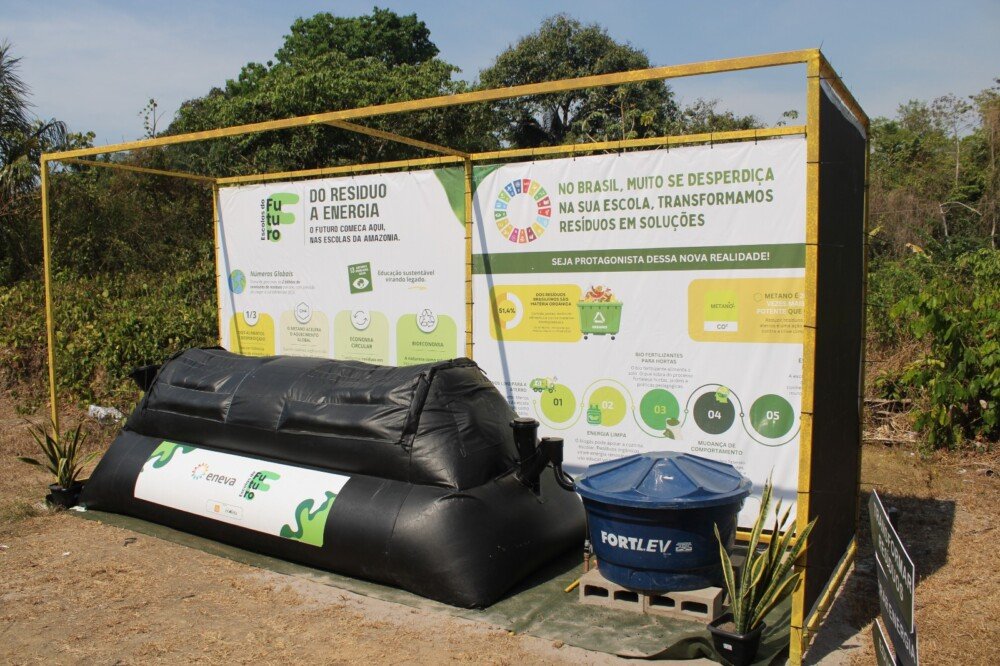 Eneva instala novos biodigestores em escolas do Amazonas