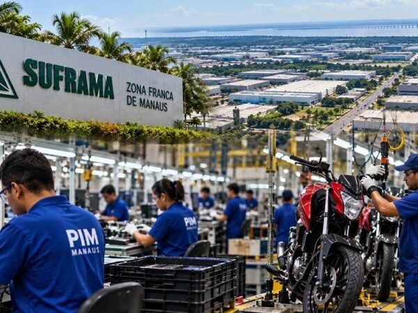 Polo Industrial de Manaus fatura R$ 165 bilhões e emprega 135 mil em 2026