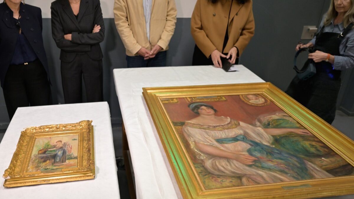 Obras de Renoir furtadas na Franca sao recuperadas danificadas