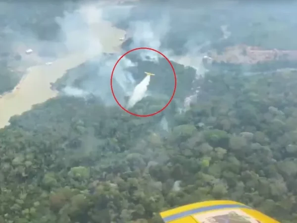 Ações federais contra queimadas no AM somam 67 horas de voo