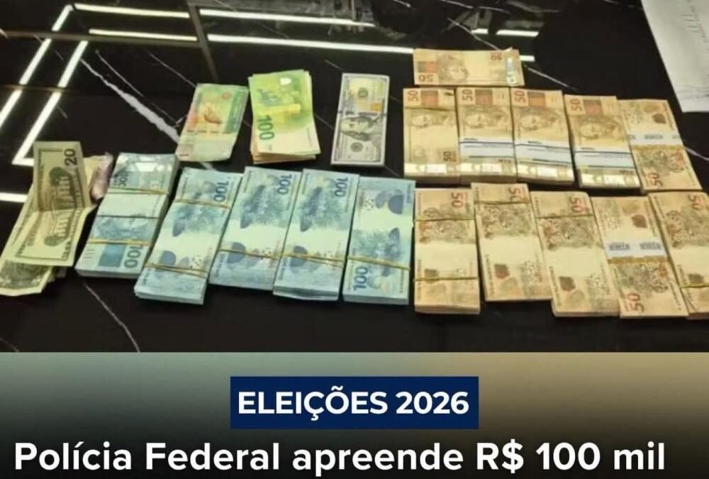 PF apreende R$ 100 mil na residência de ex-secretário em Manaus