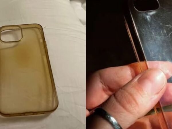 Descubra por que a capinha transparente do celular amarela