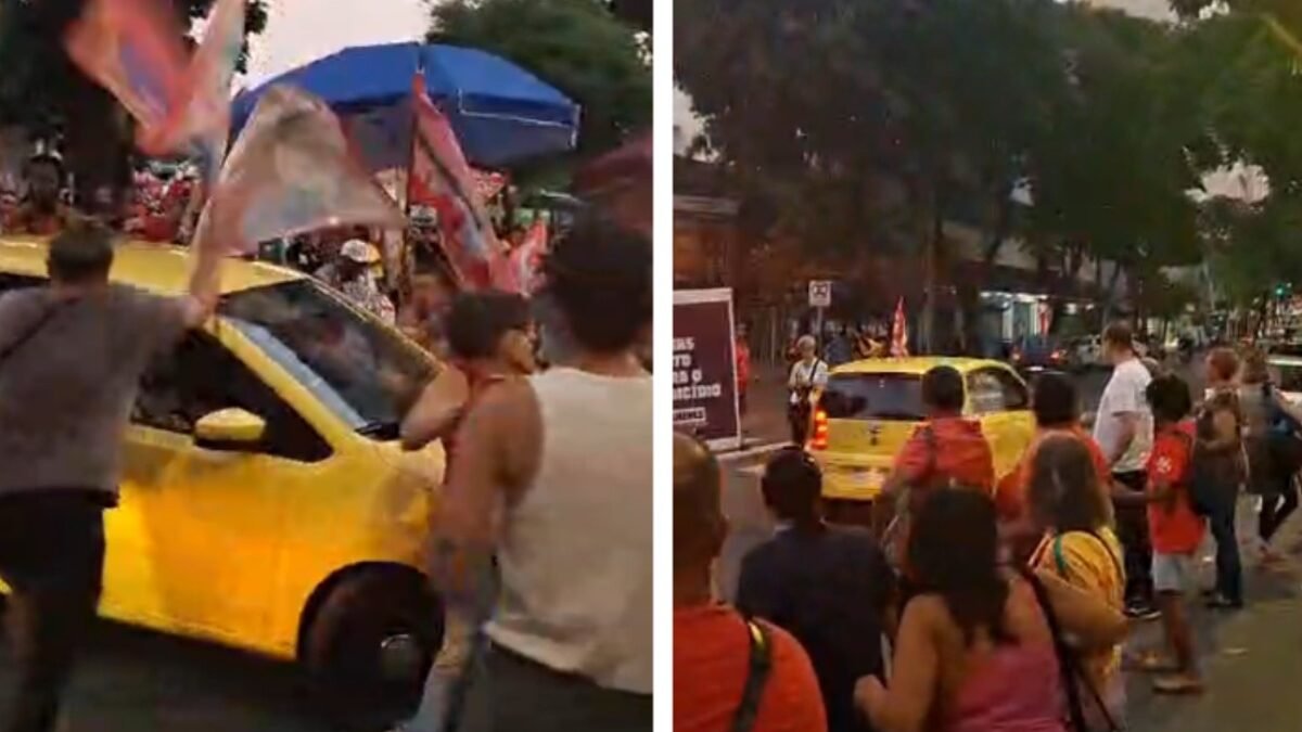 Manifestante é atropelado em protesto pró-Lula em Belo Horizonte