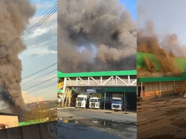 Fogo destrói fábrica de alimentos em Sete Lagoas