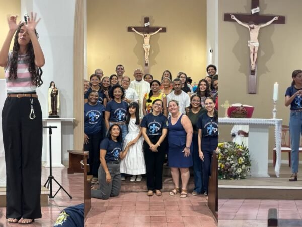 Jovem inspira pastoral que realiza missas em Libras em Teresina