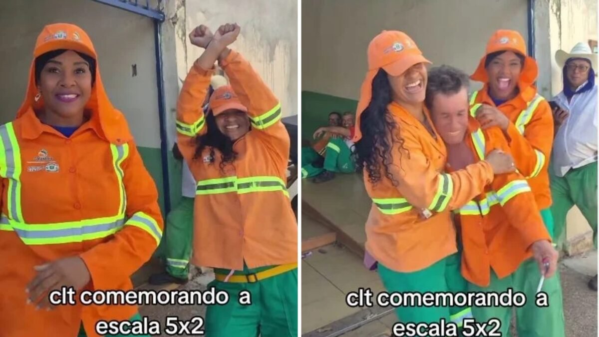 Garis celebram fim da escala 6×1 em vídeo que viraliza nas redes