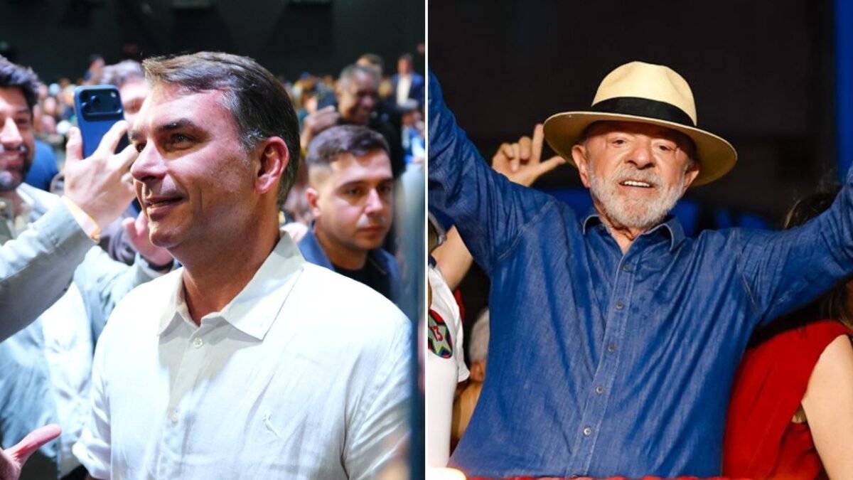 Quaest aponta Flávio Bolsonaro com 52% de rejeição e Lula com 47%