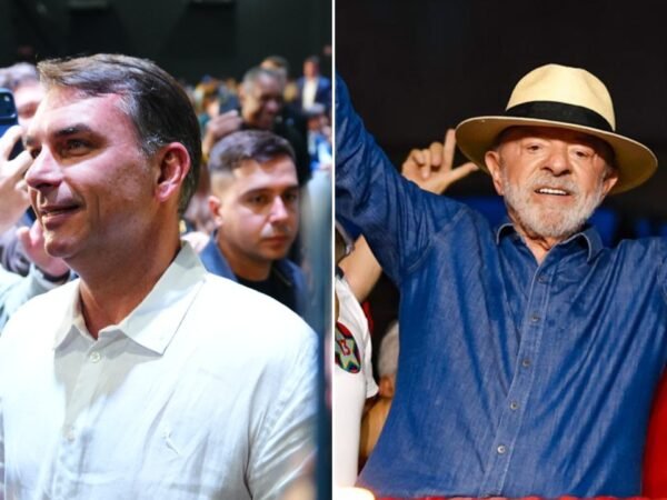 Quaest aponta Flávio Bolsonaro com 52% de rejeição e Lula com 47%