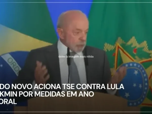 Partido Novo pede ao TSE cassação de Lula e Alckmin