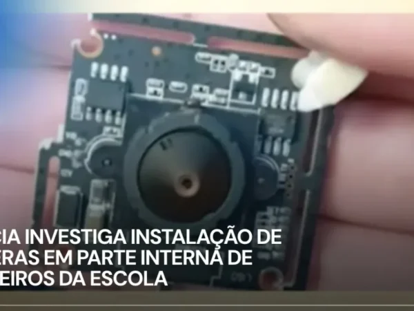 Policiais investigam câmeras em banheiros de escola no Paraná