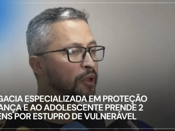 Polícia prende dois homens suspeitos de estupro de vulnerável em Manaus